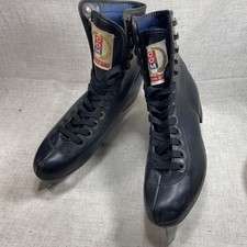 Vintage CCM Figure 8 s Ice Skates Black Size 8 Decoration Movie Prop
