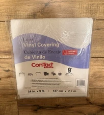 CON-TACT Brand White Lace Multipurpose Vinyl Covering 54" x 9' NEW