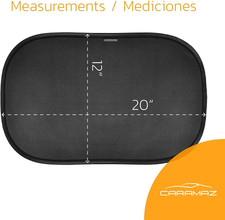 Car Window Shade for Baby with Certified UV-Protection 2 Pack - 20"x12"