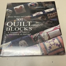 501 Quilt Blocks  Better Homes  Gardens : Patchwork/Applique New Hardcover 