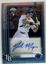Jake Mangum Auto RC 2025 Topps Chrome Update Autographs #AC-JM