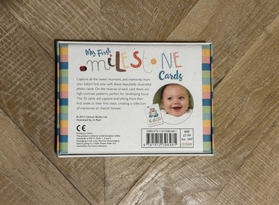 Meine ersten Meilensteinkarten - Jo Ryan Illustration - Centum - Baby Foto Andenken 