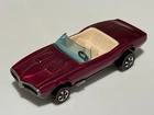 Vintage Hot Wheels Redline Custom Firebird HK RAREST CREAMY PINK Restored