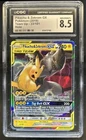 2019 Pokemon Sun & Moon Team Up Pikachu Zekrom Holo #33/181 CGC 8.5