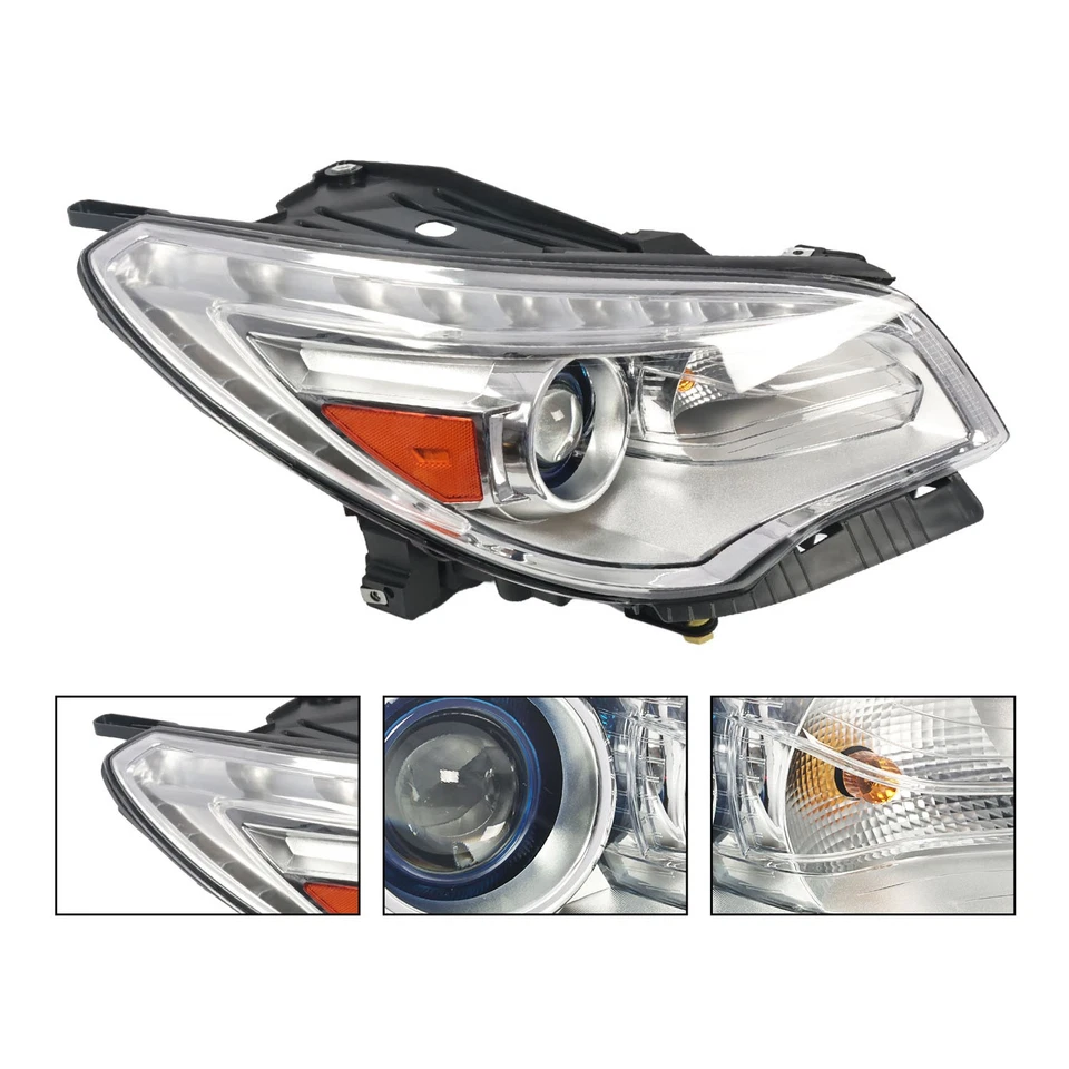 Headlight Assembly Right Side w/LED DRL Fit For Buick Enclave 2013-2017 - Image 2 of 4
