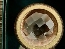 Vintage Van Cort Instruments 1987 Wood Prism Dioptric Kaleidoscope Dragonfly