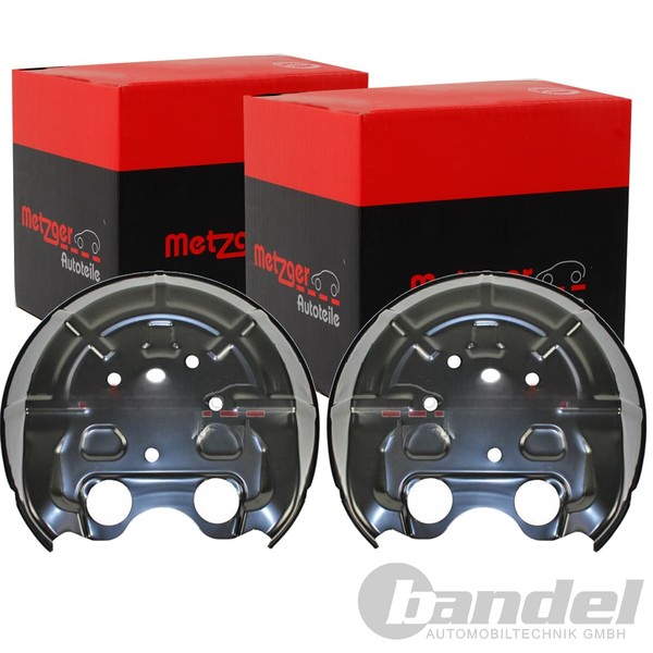 2X Metzger Spritzbleche Bremsscheiben Hinten Passend FÜR Opel Signum Vectra-image