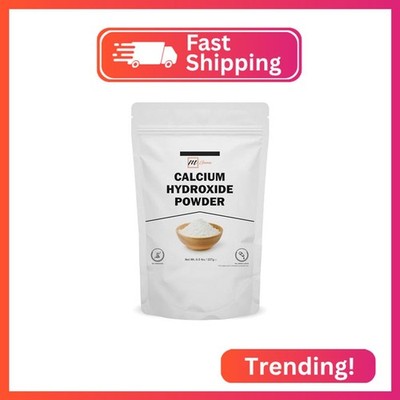 mGanna 100% Natural Calcium Hydroxide Powder for Food & Cosmetics 227 GMS / 0.5