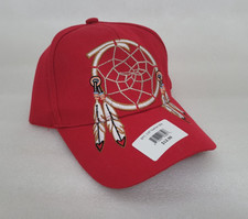 Native Pride Dream Catcher Cap Hat Red - NEW