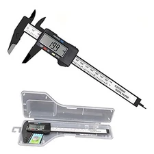 Electronic Digital Calipers, inch and Millimeter NEW 150mm Black plastic