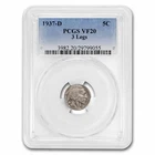 1937-D 3 Legged Buffalo Nickel VF-20 PCGS