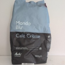Melitta Mondo Blu Cafe Creme Coffee Beans 1kg. Almond/Cherry/Cacao aromas