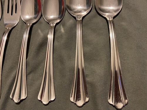 Oneida stainless flatware USA Madie ON58 lot of 10 - Picture 3 of 7