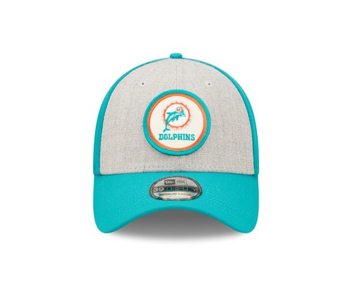 Sombrero flexible Miami Dolphins New Era Historic Sideline 39THIRTY - brezo - Imagen 2 de 8
