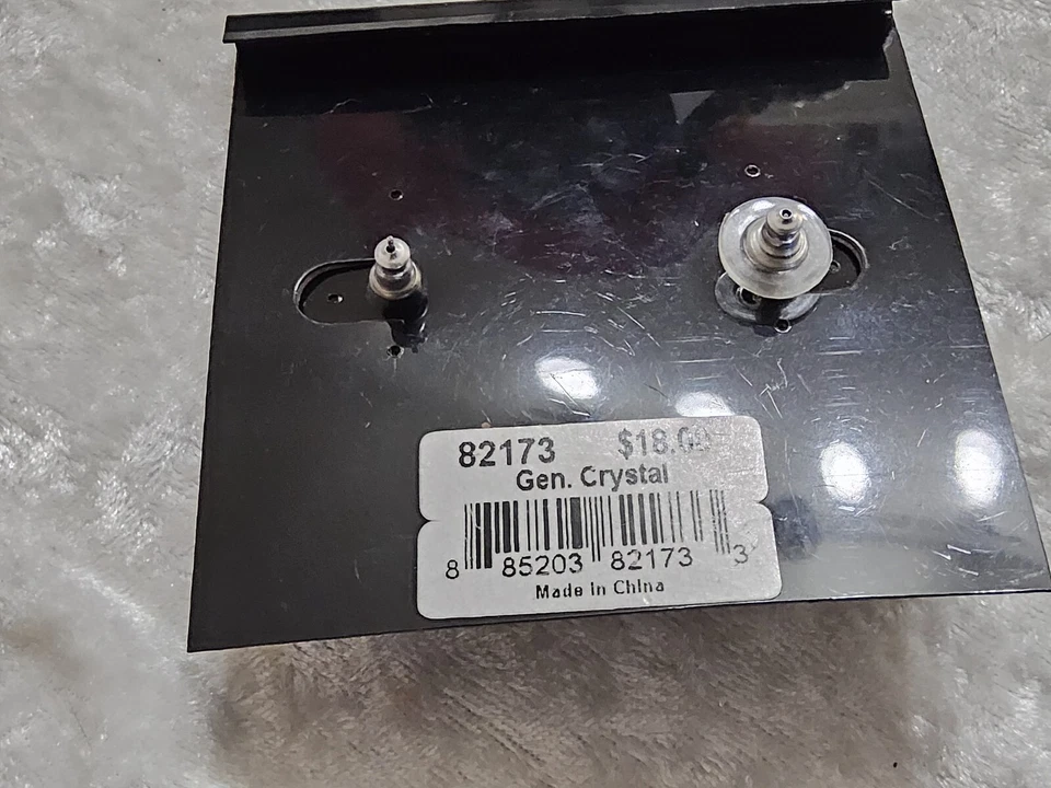 Aretes de medio aro de cristal Cookie Lee vintage Foto 3 de 4