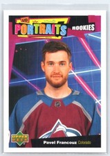 2020 Upper Deck Pavel Francouz #P-99    UD Portraits Colorado Avalanche