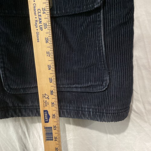 Chaps Ralph Lauren Jacket Mens Large Barn Corduroy Flannel Line Vintage Buttons - Picture 12 of 16