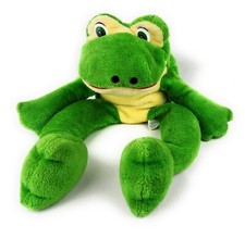 Green Frog Plush Stuffed Animal Large 24" Amphibian Etone