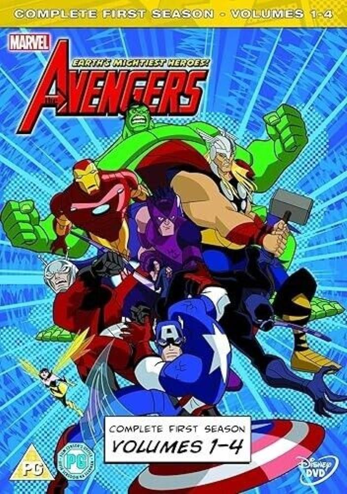 Avengers: Earth's Mightiest Heroes - Volume 1 - 4 DVD FREE SHIPPING