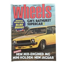 Vintage October 1974 WHEELS Motor Magazine Historical October Bathurst Moffat