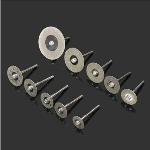 10Pcs Mini Diamond Cutting Wheel Saw Blade Cut Off Disc For Dremel Rotary Tool - Image 3 of 4