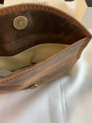 viking tobacco pouch Viking One Pipe Leather Tobacco Pouch - Brown - New