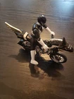 VINTAGE Mighty Morphin Power Rangers Thunder Bike w/Black Ranger, Complete, 1994