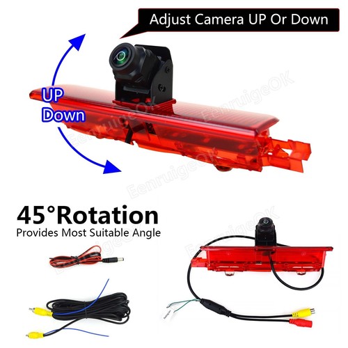 5" Monitor & Brake Light Rear View Reversing Camera for VW Caddy 2003-2015 - Picture 16 of 19