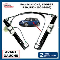 Mechanismus Fensterheber Vorne Links FüR Mini One Cooper S R50 R53 Cabrio R52