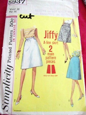 a line skirt pattern simplicity