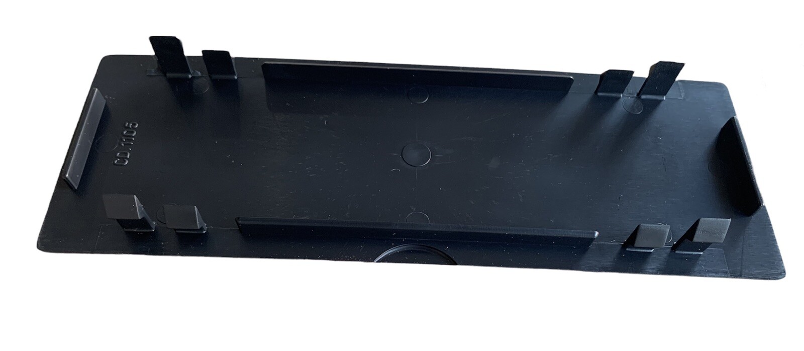 MASCHERINA COPRIFORO AUTORADIO UNIVERSALE 66X190mm VANO STEREO RADIO AUTO NERO