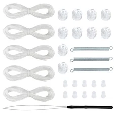 RV Pleated Shade Repair Kit Window Shade Restringing Kit for RV Day Night Shades