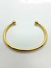 9ct Yellow Solid Gold Torque Bangle – 4.5mm - CHEAPEST ON EBAY