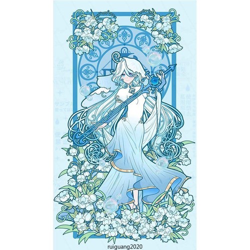 Anime Genshin Impact Nahida Zhongli Venti Furina Acrylic Stand Figure Cosplay - Picture 2 of 13