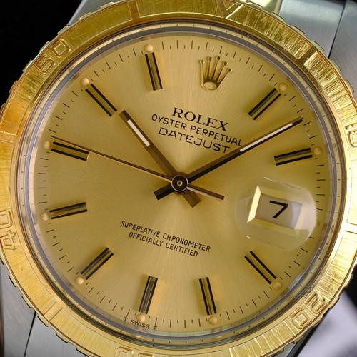 Rolex Mens Datejust Champagne Dial 