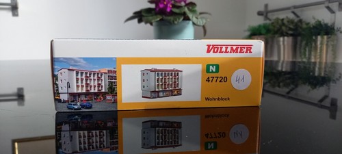 Vollmer N 47720 - Modélisme Immeuble D'Habitation L 13,2 X B 5,5 X H 9 CM Kit - Foto 2 di 2