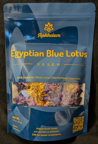 WHOLE FLOWER Egyptian Blue Lotus | Independently Tested | Hand Picked - Picture 4 of 8