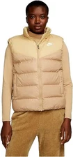 Nike Therma-FIT Windrunner Gold Down Vest Jacket Women's Size Large DQ6896-200