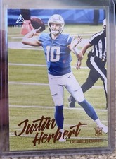 2020 Chronicles Justin Herbert Luminance Update Rookies RC #203 Chargers NFL 