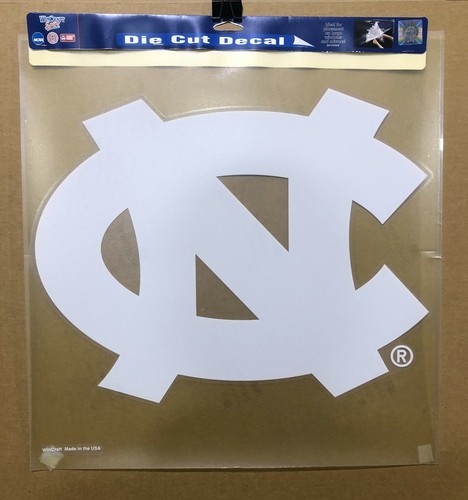 North Carolina University 17" x 17" large white diecut college DECAL by Wincraft