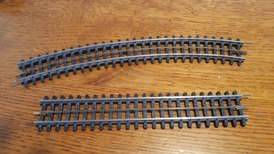Lot De 20 Rails Courbes Et Droits JEP échelle HO – 39 Pièces Au Total, Occasion à Raviver, Pour Réseau De Train Miniature