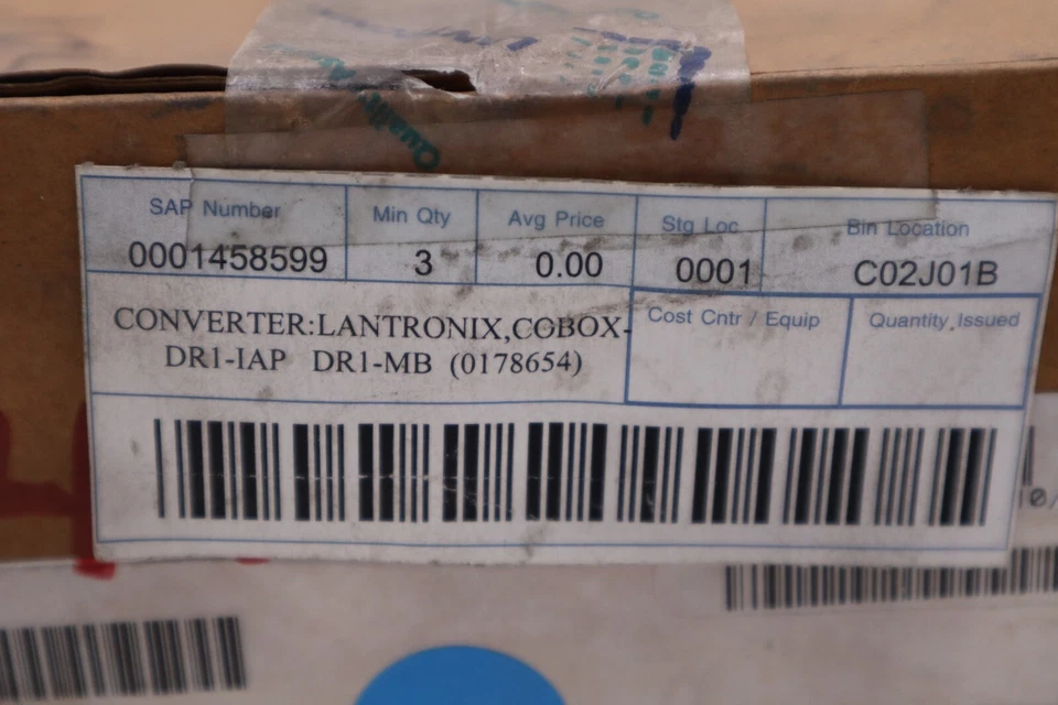 LANTRONIX XSDRIN-01/ XSDRIN01 SERIAL DEVICE SERVER FREQUENCY: 48 MHZ STOCK H475 - Image 3 of 3