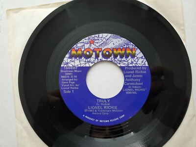 LIONEL RICHIE - Truly / Just Put Some Love In Your Heart 1982 DISCO SOUL 7'' EX