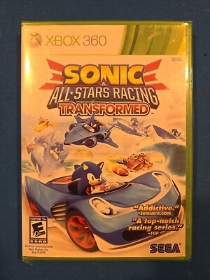 Sonic & All-Stars Racing Transformed -- (Microsoft Xbox 360, 2012)