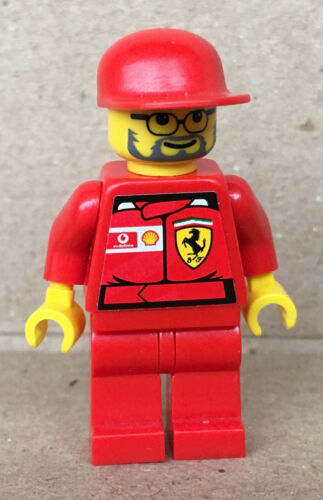 LEGO ®-Minifigur Racers Race Driver F1 Ferrari Engineer 2 aus Set 8144 - rac032s - Picture 1 of 3
