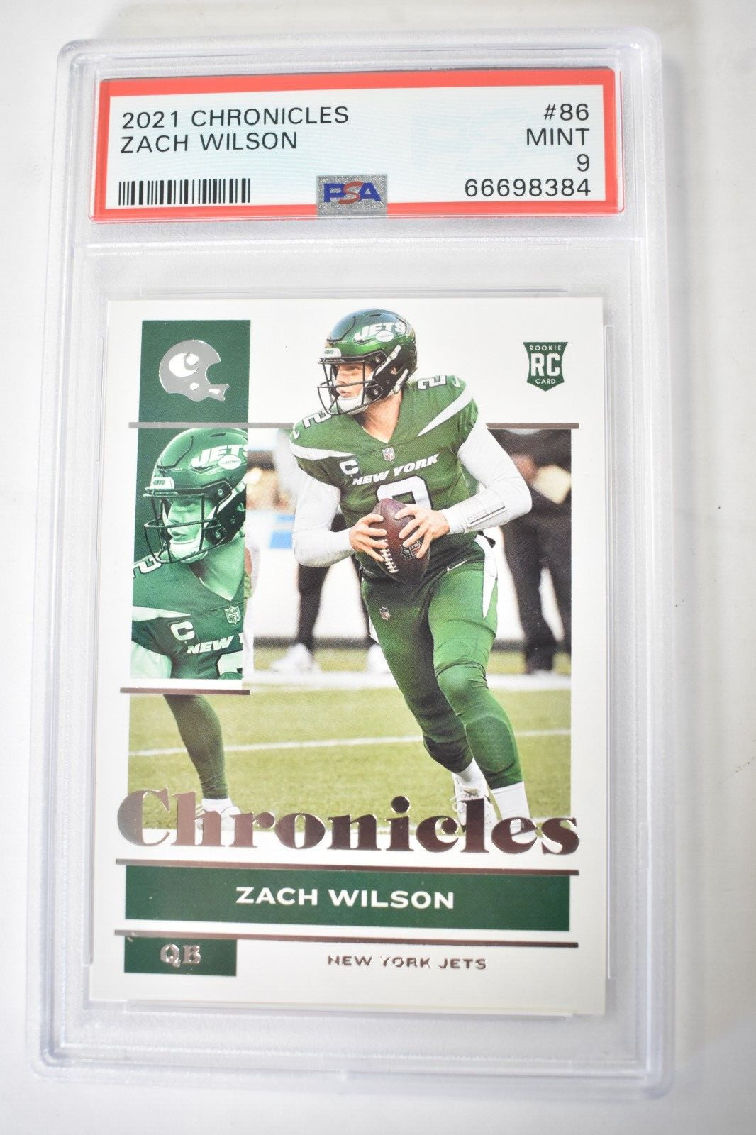 Zach Wilson 2021 Panini Chronicles PSA 9 Rookie #86 New York Jets