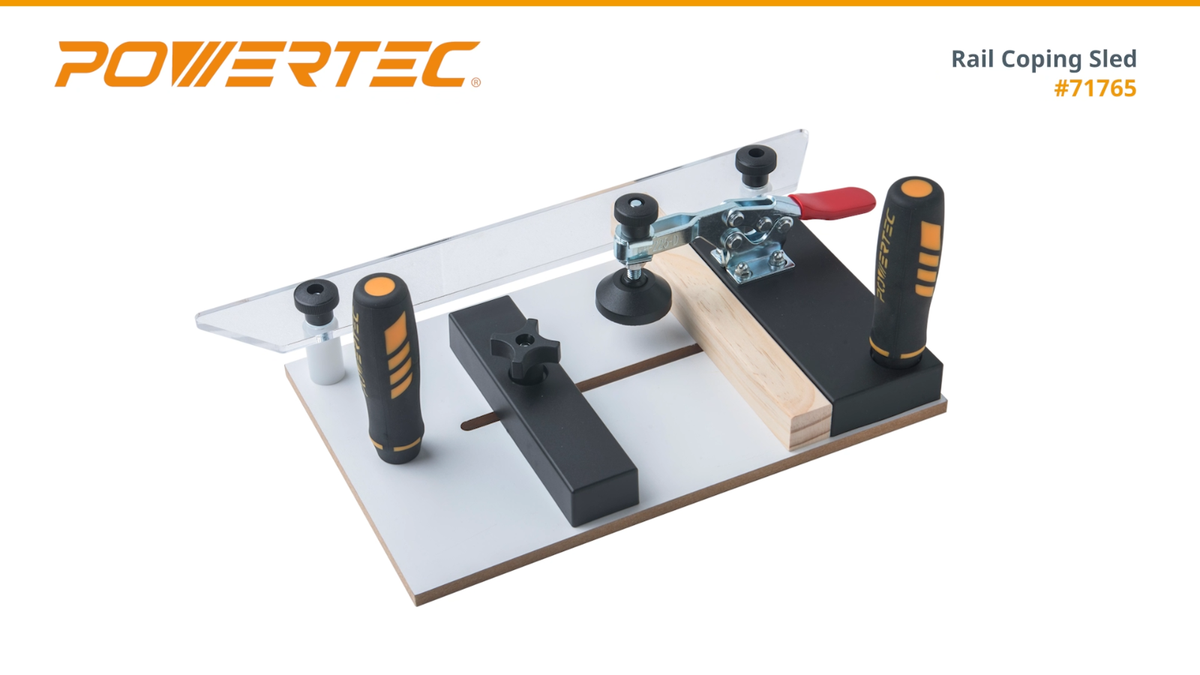 Box Joint Jig POWERTEC Rail Tables, Router France Coping Sled For Router