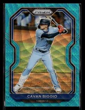Cavan Biggio 2021 Panini Prizm #155 Teal Wave Prizm Toronto Blue Jays