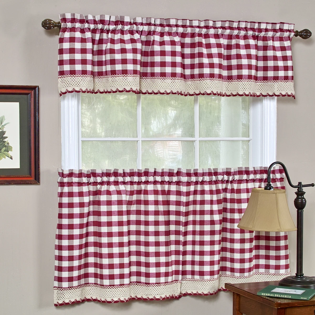 Buffalo Check Curtains for sale - eBay