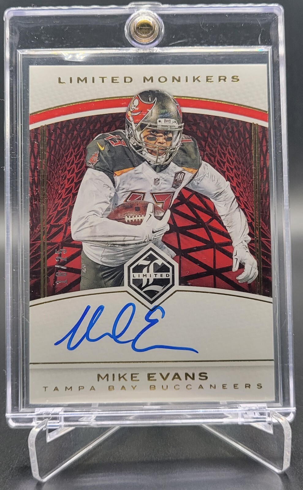 2016 Panini Limited - Limited Monikers #LM-MEV Mike Evans 18/25 Signed 🏈